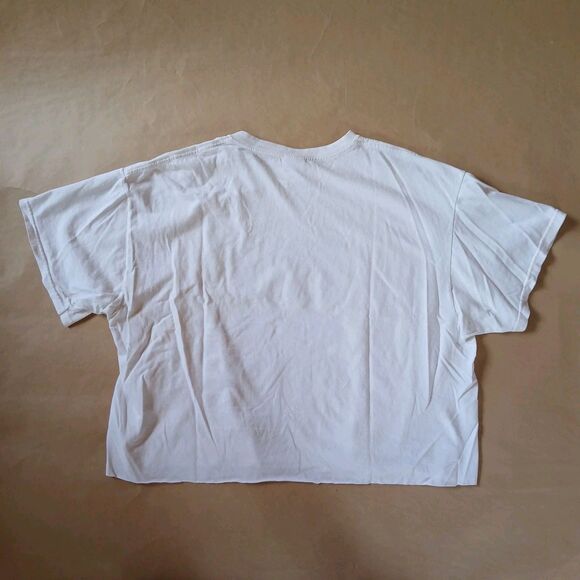 Harry Blackstone The Magician 1980 TV Show W/ Devils T-shirt XL White Cropped - Picture 3 of 7